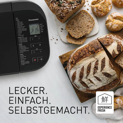 Panasonic SD-YR2550 Brotbackautomat (31 Programme, 13 Automatikprogramme, glutenfrei backen, Hefe-Ve