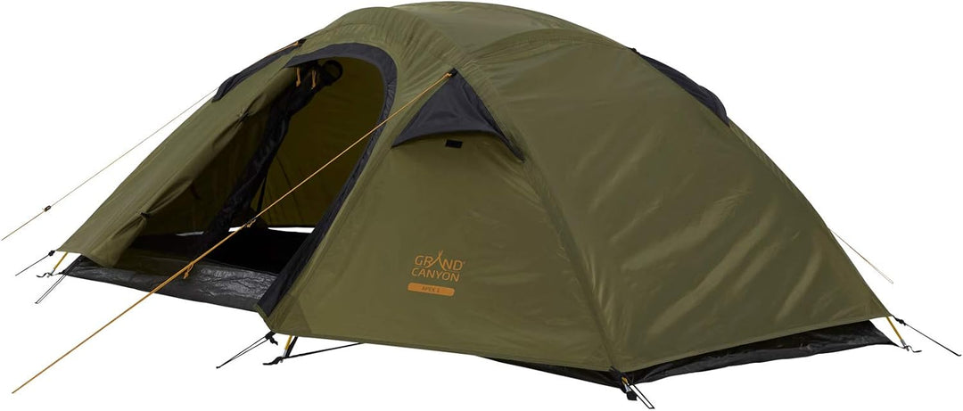 Grand Canyon APEX 1 - Kuppelzelt für 1-2 Personen | Ultra-leicht, wasserdicht, kleines Packmass | Ze
