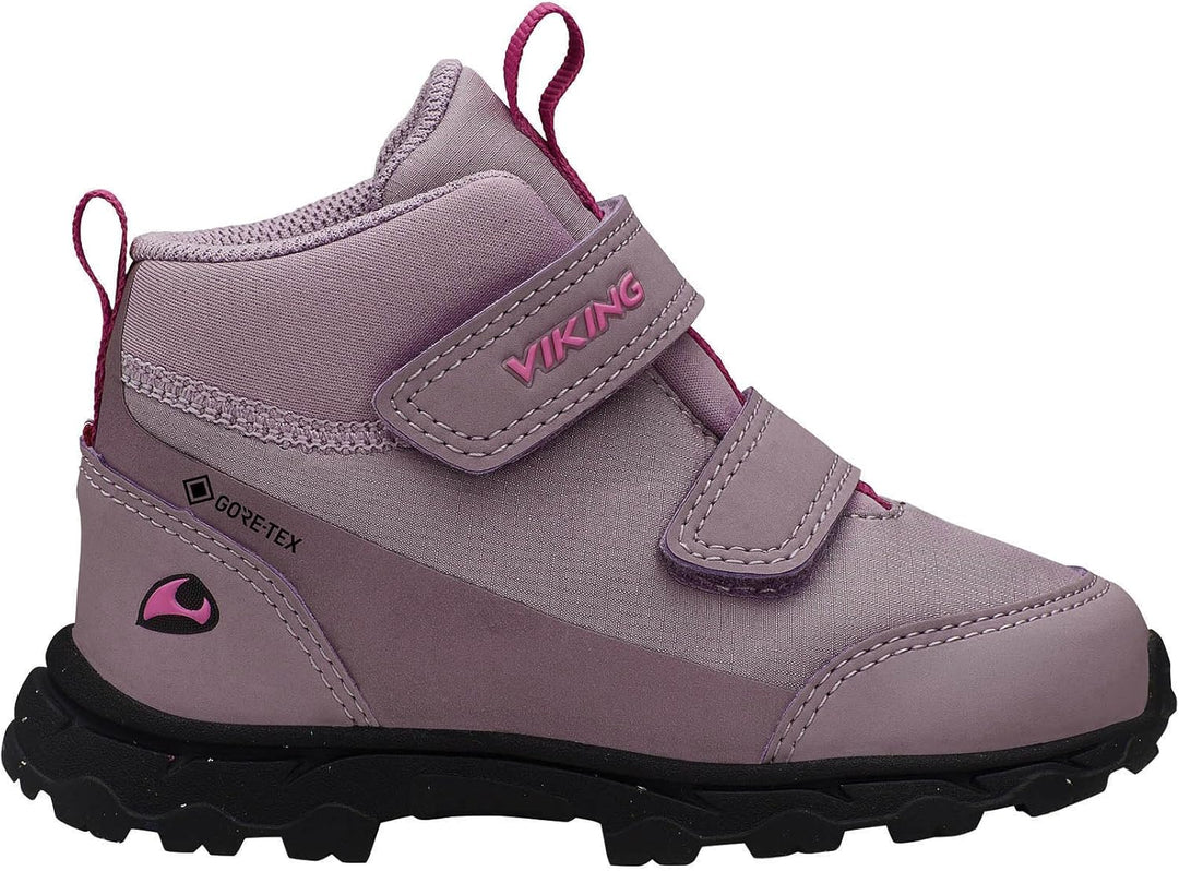 Viking Unisex Kinder Ask Mid GTX Walking Shoe 31 EU Dusty Pink Magenta, 31 EU Dusty Pink Magenta