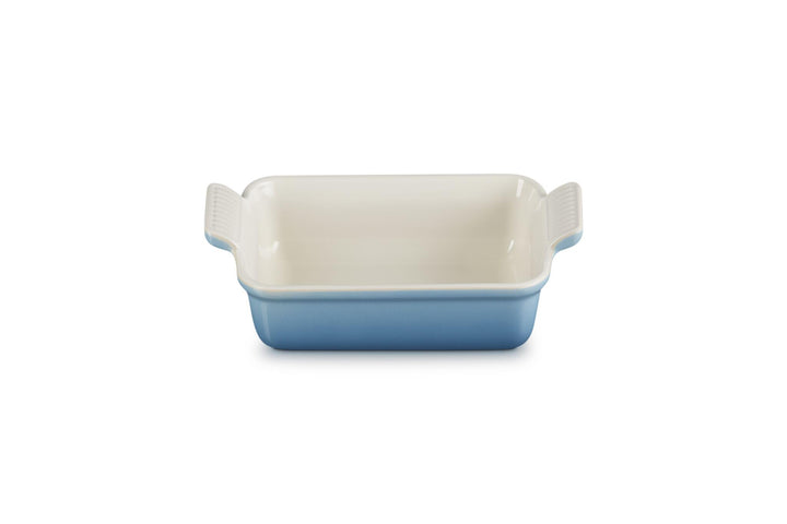 Le Creuset Rechteckige Auflaufform Tradition aus Steinzeug, 19 cm, 1.1 Liter, Chambray, 711021943400