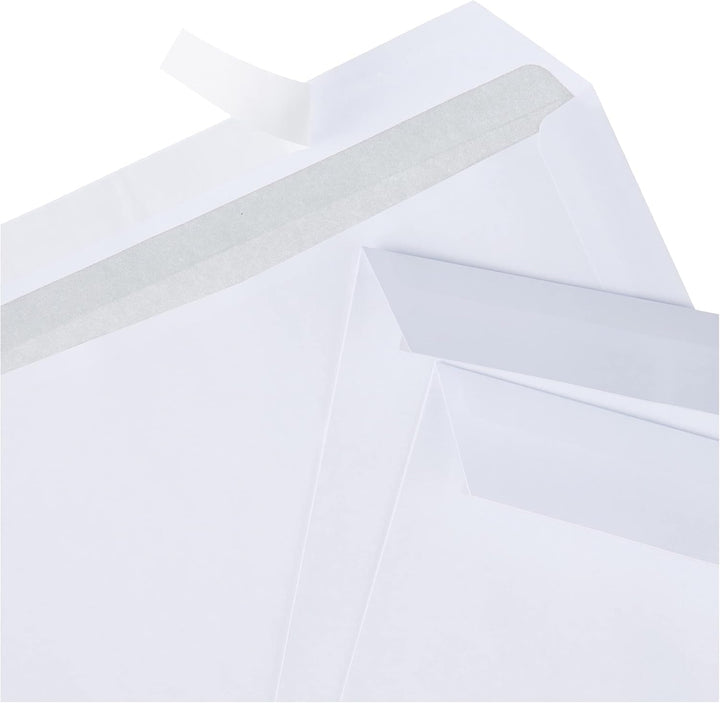 Herlitz Versandtasche C4 90 g Haftklebend mit Fenster, 75 Stück mit Innendruck in Folienpackung, ein