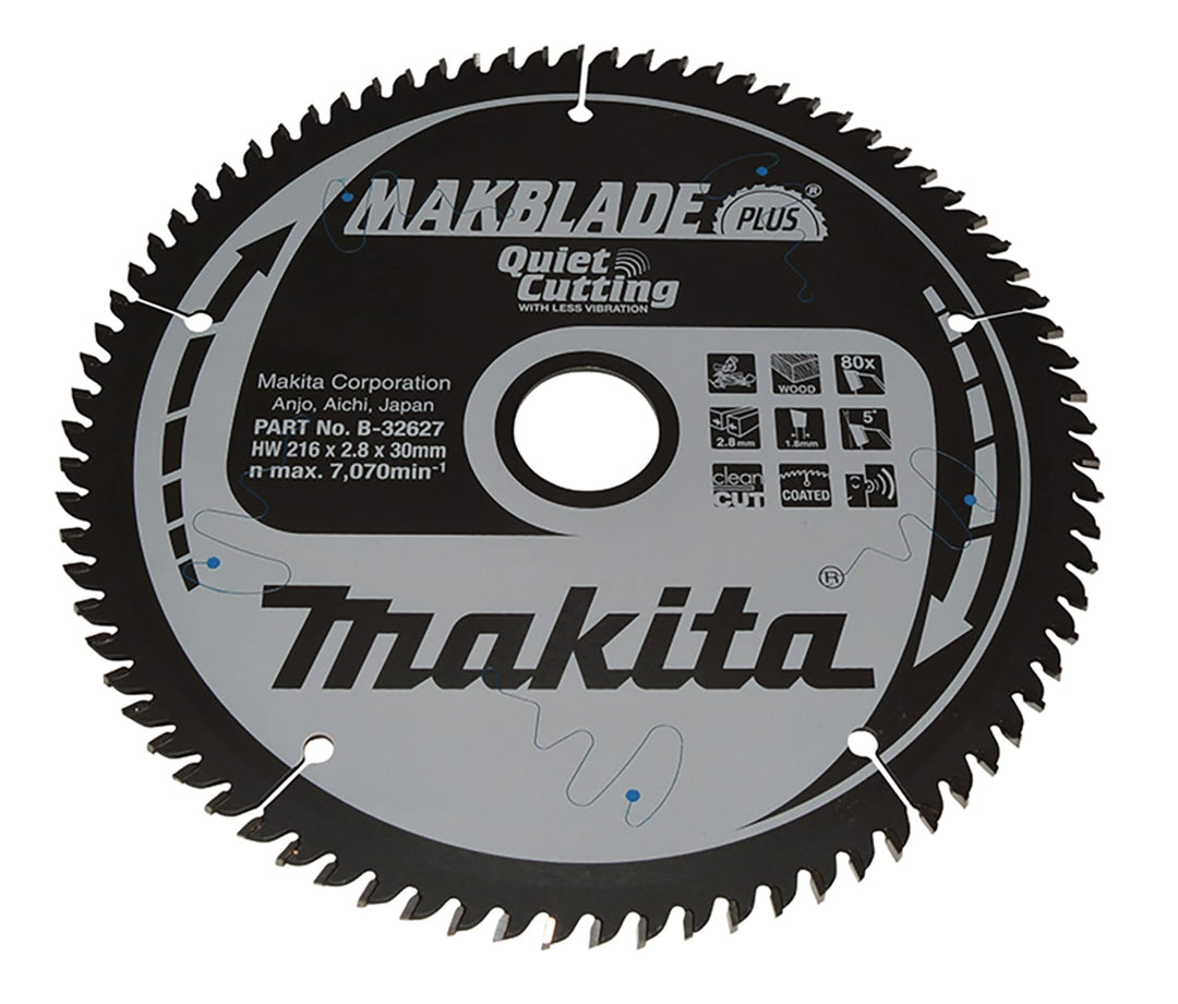 Makita Makblade+ Saegeblatt, 216 x 30 mm, 80Z, B-32627