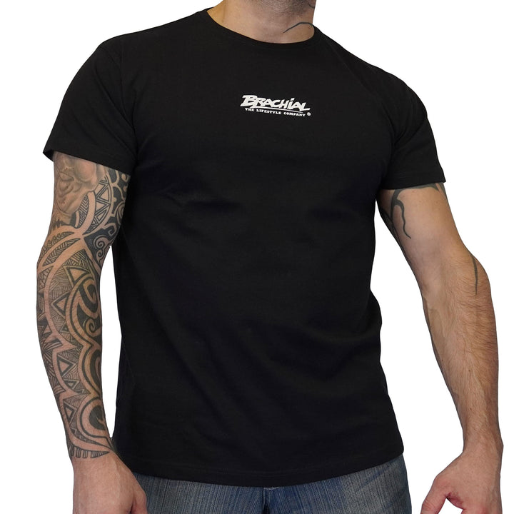 Brachial Premium Herren T-Shirt Middle Regular-Fit - für Freizeit Bodybuilding Workout Gym Kraftspor