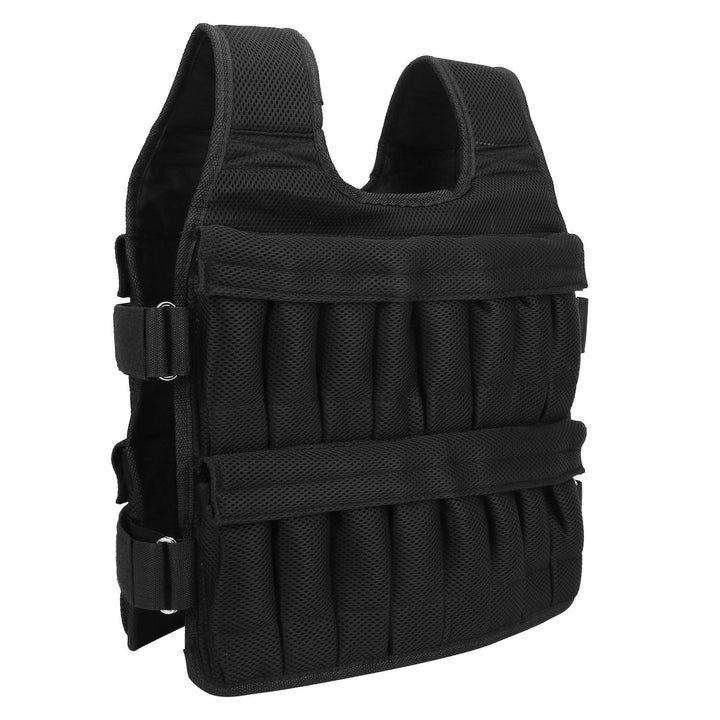 Gewichtete Weste mit 12 Taschen 35 kg Verstellbares Training Gewichtete Weste Ohne Gewichte Oxford-S