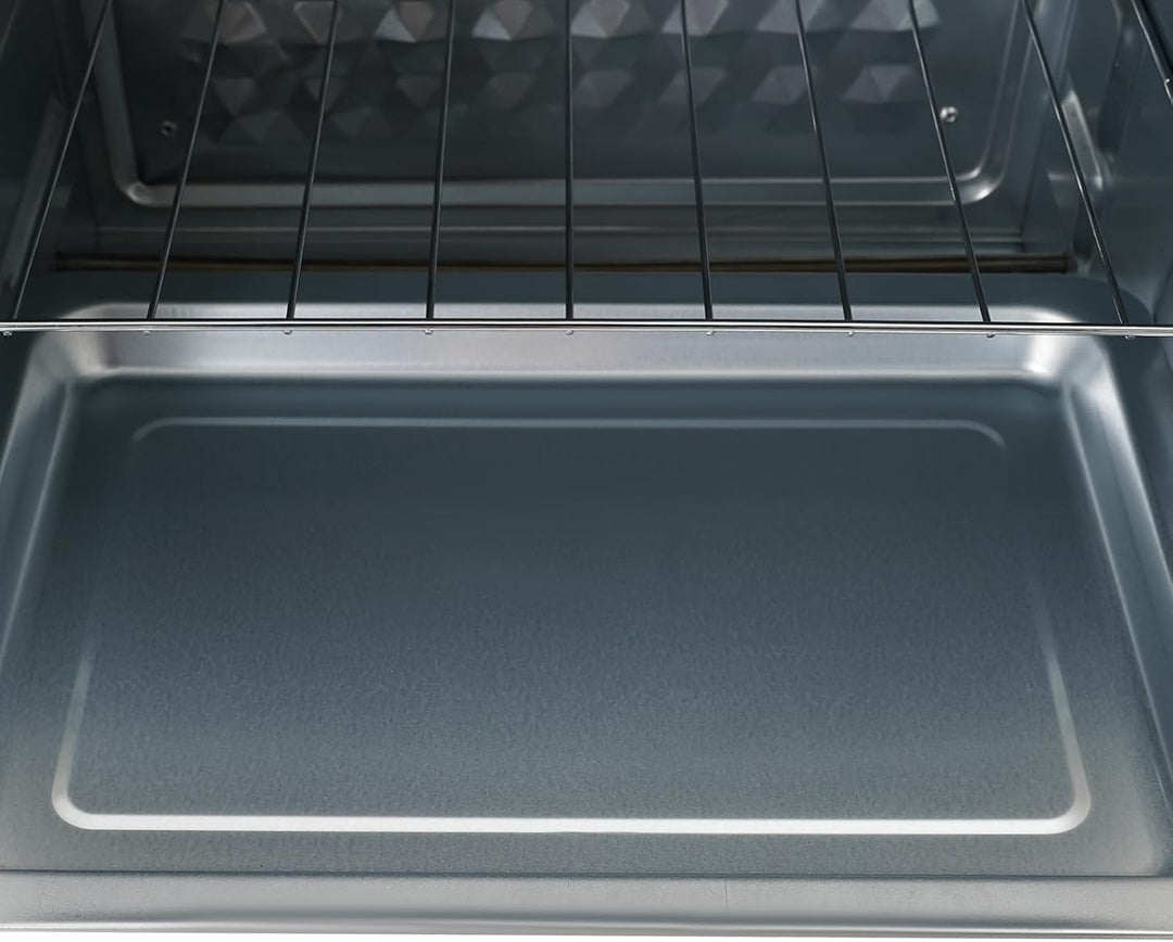 Minibackofen, 22L 1000W Mini Ofen mit Grillpfanne & Grillrost Backofen Klein mit (120°C-250°C) Einst
