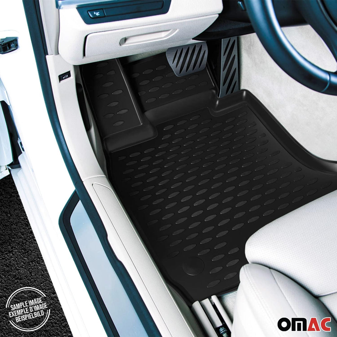 OMAC Gummimatten Fussmatten kompatibel mit Jeep Compass 2006-2011 TPE Automatten Schwarz 4X Compass