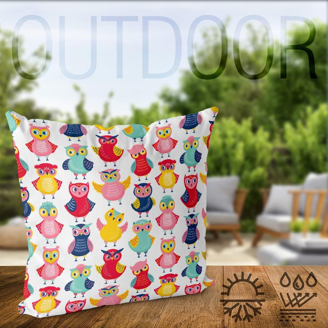 VOID Eulen Party Kissenbezug Kissenhülle Sofakissen Kissen Deko Outdoor-Kissen Dekokissen, Kissen Gr
