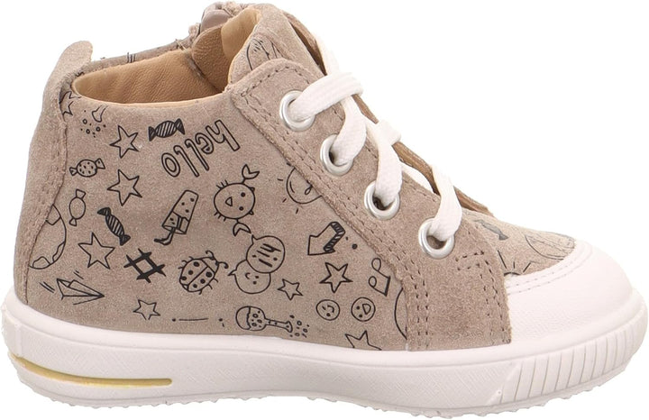 Superfit Jungen Moppy Lauflernschuhe 19 EU Beige Weiss 4010, 19 EU Beige Weiss 4010