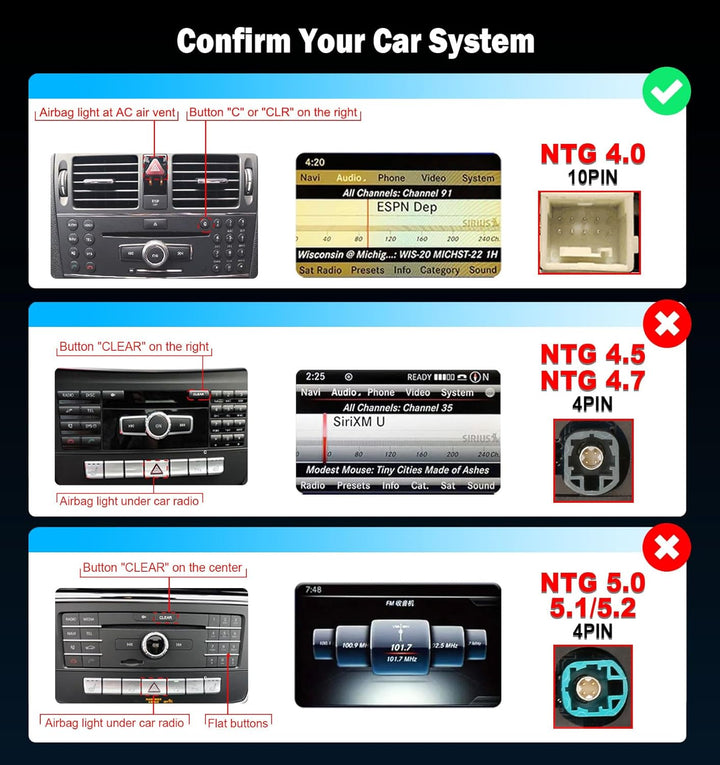 Erisin 10.25 Zoll 8-Kern 4GB+64GB Android 12 Autoradio GPS Navi für Mercedes Benz E-Klasse W212 S212