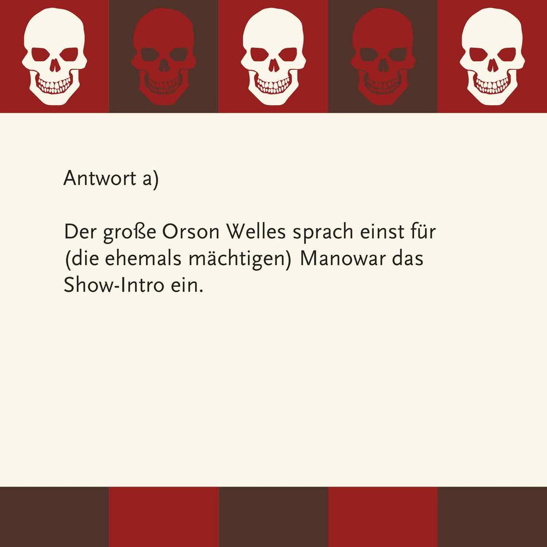 Heavy Metal-Quiz – 66 Quizkarten über Bands, Songs &amp; Metal-Geschichte | Musik-Quizspiel mit Anleitun