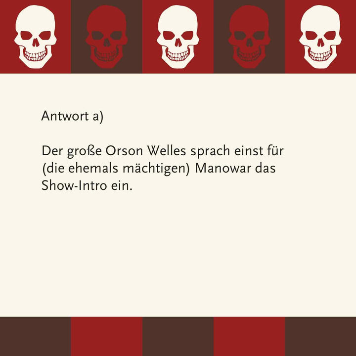 Heavy Metal-Quiz – 66 Quizkarten über Bands, Songs &amp; Metal-Geschichte | Musik-Quizspiel mit Anleitun
