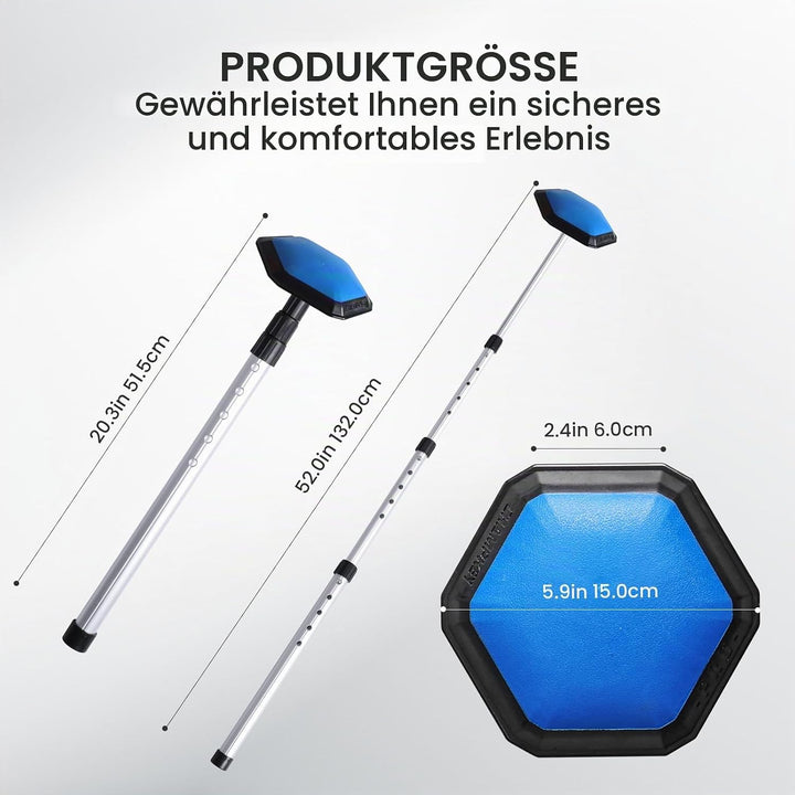 LOVMEAD Golf Travelcover, Golf Protector Travel Covers Support System Backbone-Reiseabdeckung aus Al