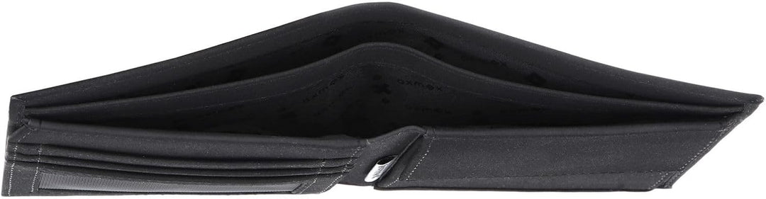 Oxmox New Cryptan Geldbörse 12 cm Footsteps (Schwarz), Footsteps (Schwarz)