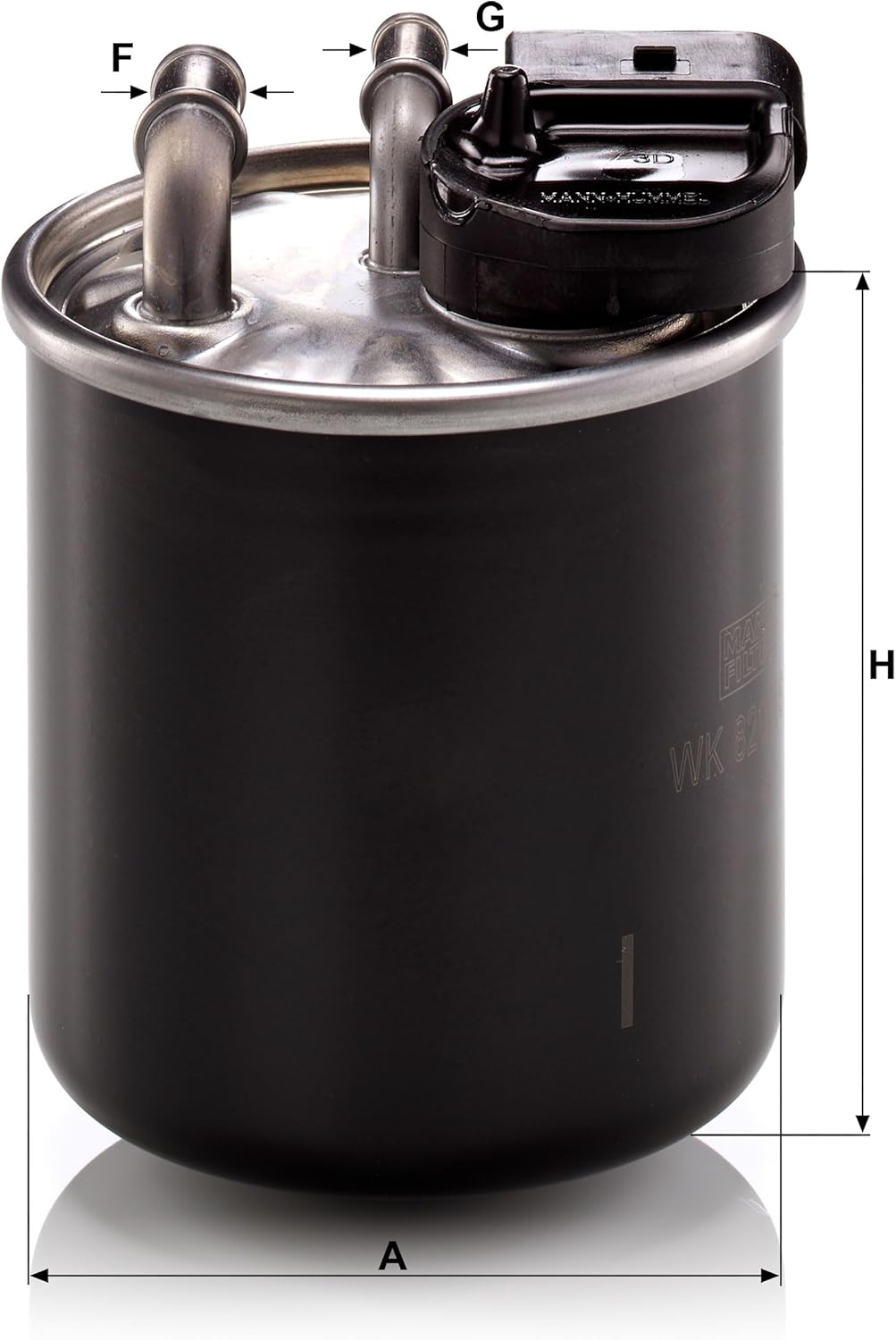 MANN-FILTER WK 820/16 Kraftstofffilter – Für LKW Single, Single