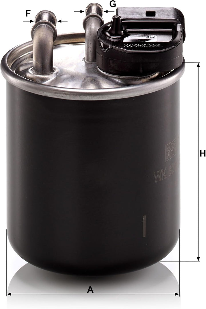 MANN-FILTER WK 820/16 Kraftstofffilter – Für LKW Single, Single