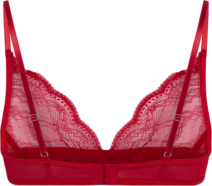 HUNKEMÖLLER Unwattierter Bügel-BH Isabelle 75B Tango Red, 75B Tango Red