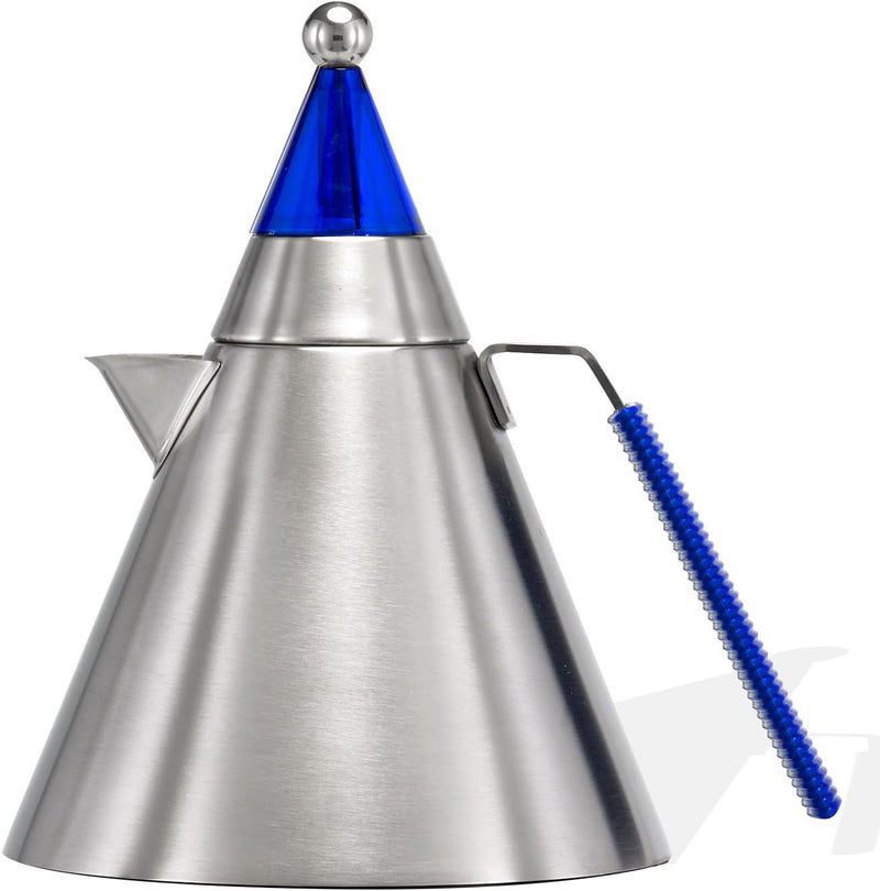 BEEM Germany Pyramid A10, 10.0 Liter Samowar, Edelstahl/Blau