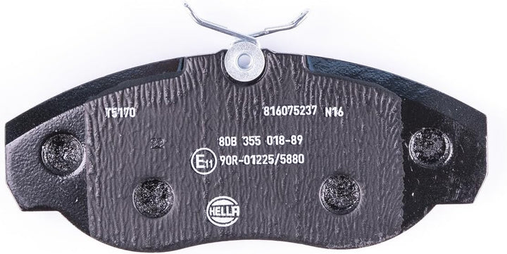 HELLA PAGID 8DB 355 018-891 Bremsbelagsatz - T5170 - Dicke/Stärke: 19.7mm - Bremssystem: Lucas - mit