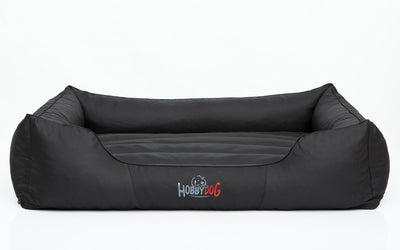 Hobbydog CORCZA2 Hundebett, Sofa, Korb Tierbett Comfort, Grösse XL, 82 x 62 cm, schwarz