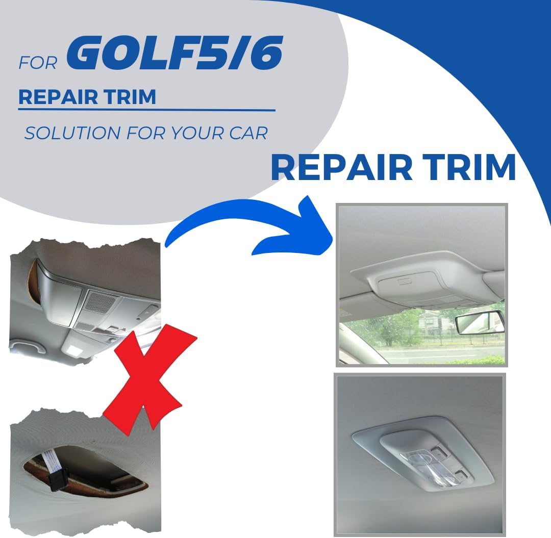 CASPORT Dachhimmel am Brillenfach löst Sich selbstgemacht Reparaturset einfach ersatz für Golf MK5 2