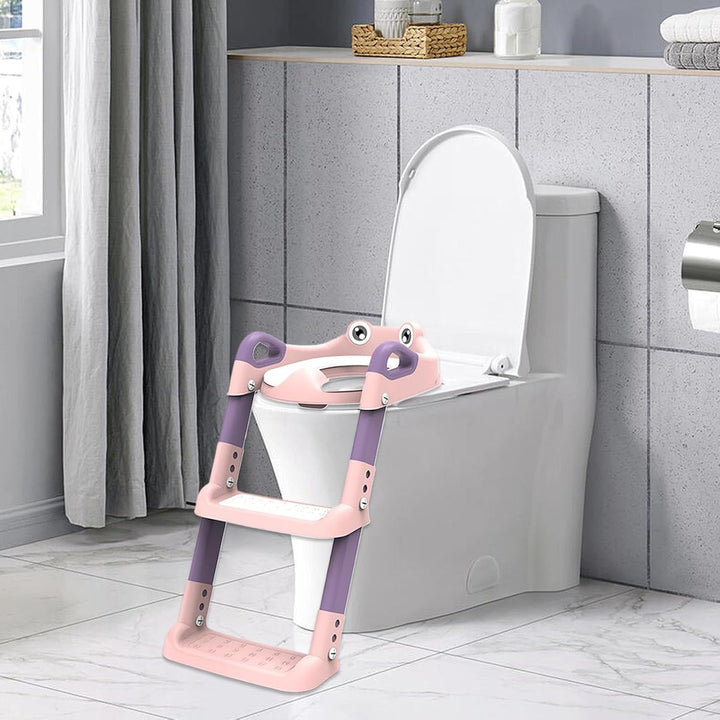 Töpfchen-Trainingstoilette für Kinder, faltbarer Toiletten-Trainingssitz | -Töpfchenstuhl mit Tritth