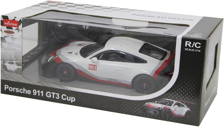 JAMARA 405153 - Porsche 911 GT3 Cup 1:14 2,4GHz - offiziell lizenziert,ca 1 Std fahren, 11 Km/h, per