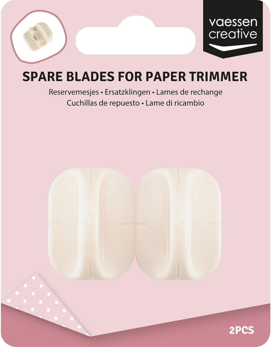 Vaessen Creative Papierschneider mit Falzbrett - Elfenbein - 15,2 x 30,5 cm - 2-in-1 Schneidemaschin