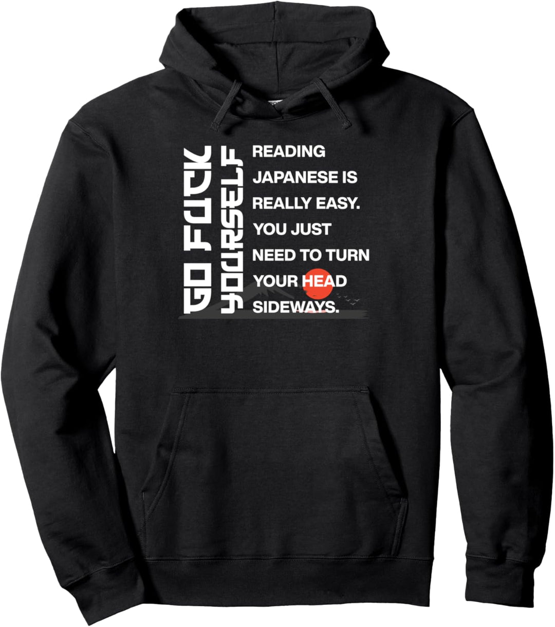 Japanisch Lesen ist einfach - Japan Pullover Hoodie