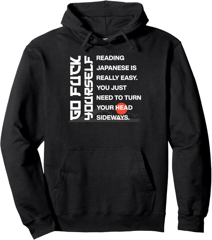 Japanisch Lesen ist einfach - Japan Pullover Hoodie