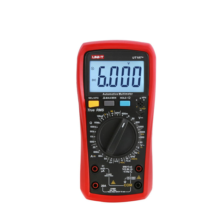 UNI-T UT107+ Automobile Multimeter High Precision True RMS Automobile Automatic Range Actual Value D
