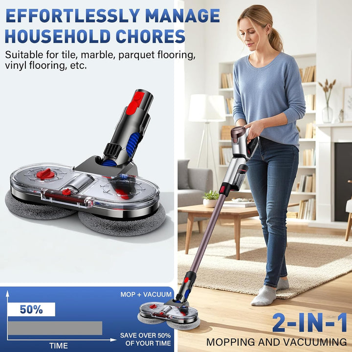 Wischaufsatz für Dyson V7/V8/V10/V11/V15 Zubehör Wischaufsatz für Dyson Wischmopp Aufsatz für Dyson