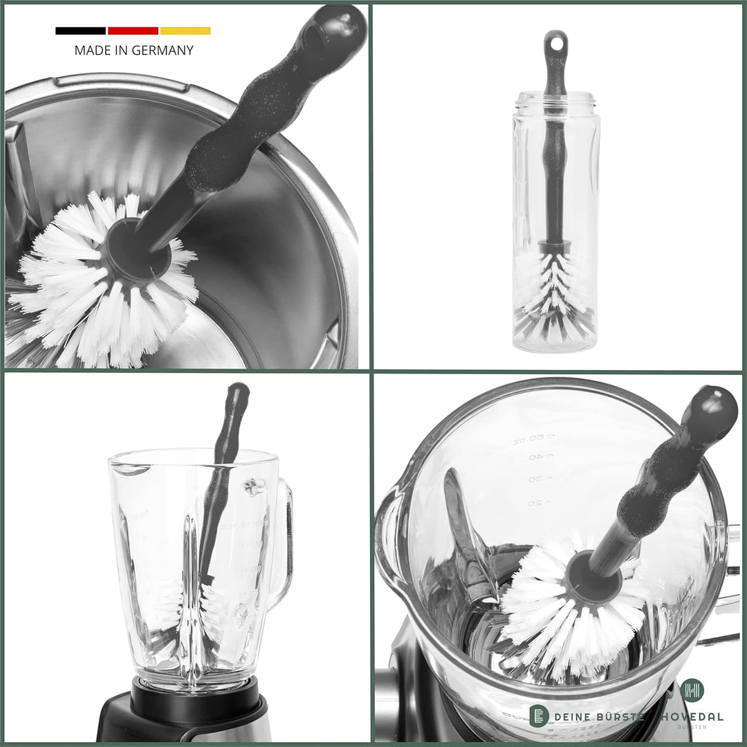 3er Pack Spülbürste für Mixbehälter und Messer, Ideales Zubehör zum Reinigen von Küchenmaschinen, St