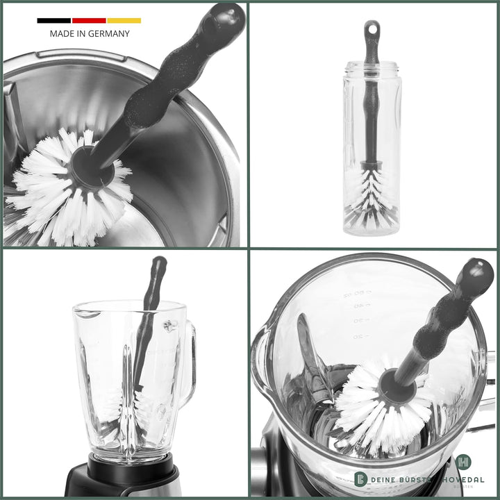 3er Pack Spülbürste für Mixbehälter und Messer, Ideales Zubehör zum Reinigen von Küchenmaschinen, St