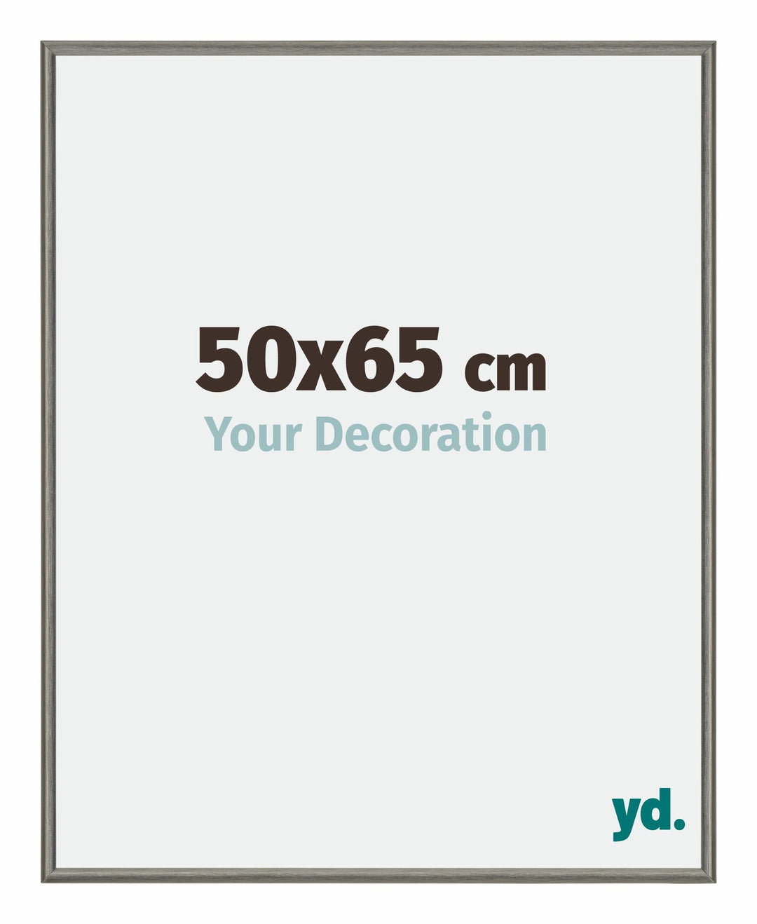yd. Your Decoration - Bilderrahmen 50x65 cm - Bilderrahmen aus Aluminium mit Acrylglas - Antireflex