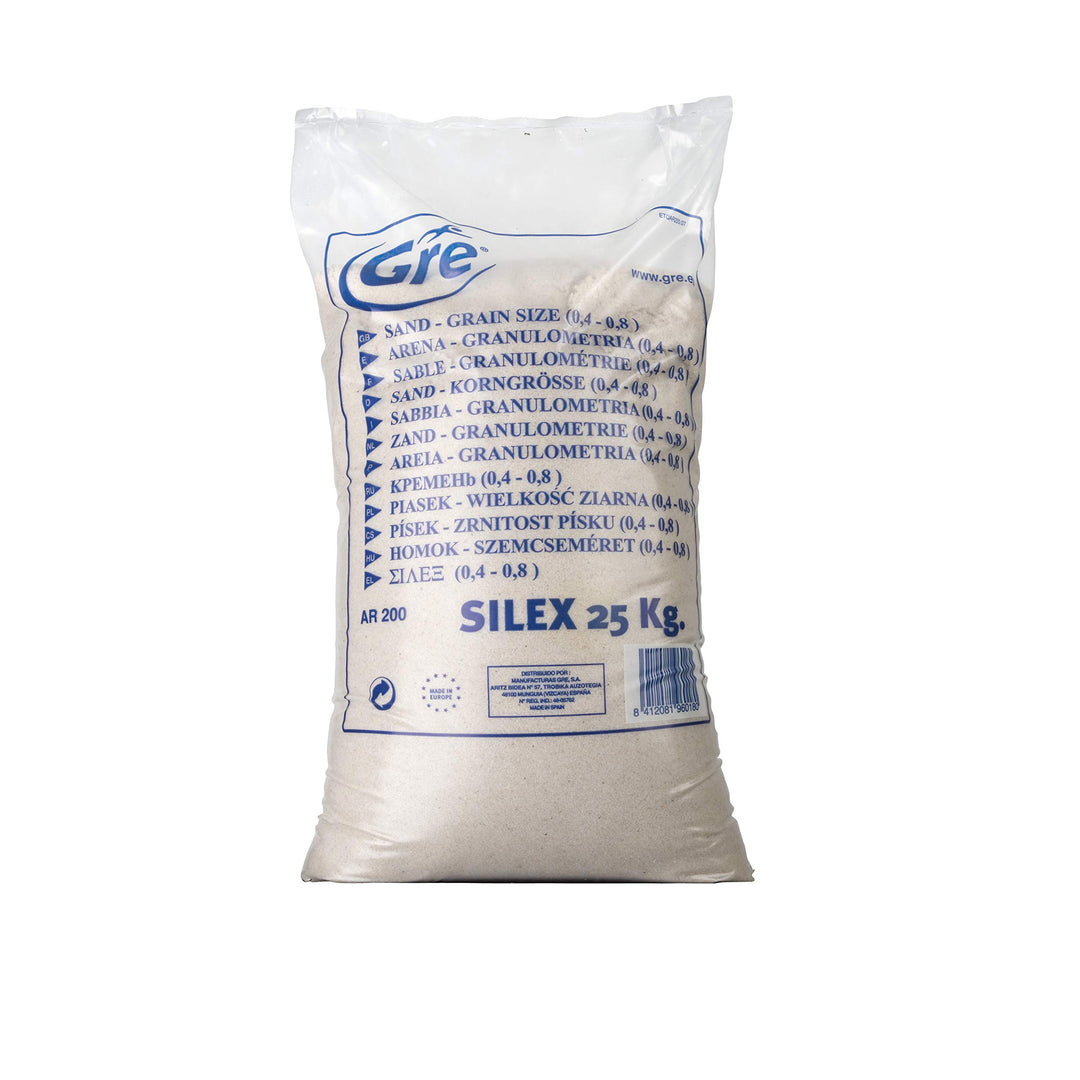 Gre Arena Silex 25 kg- granulometría 0.40-0.80 AR200