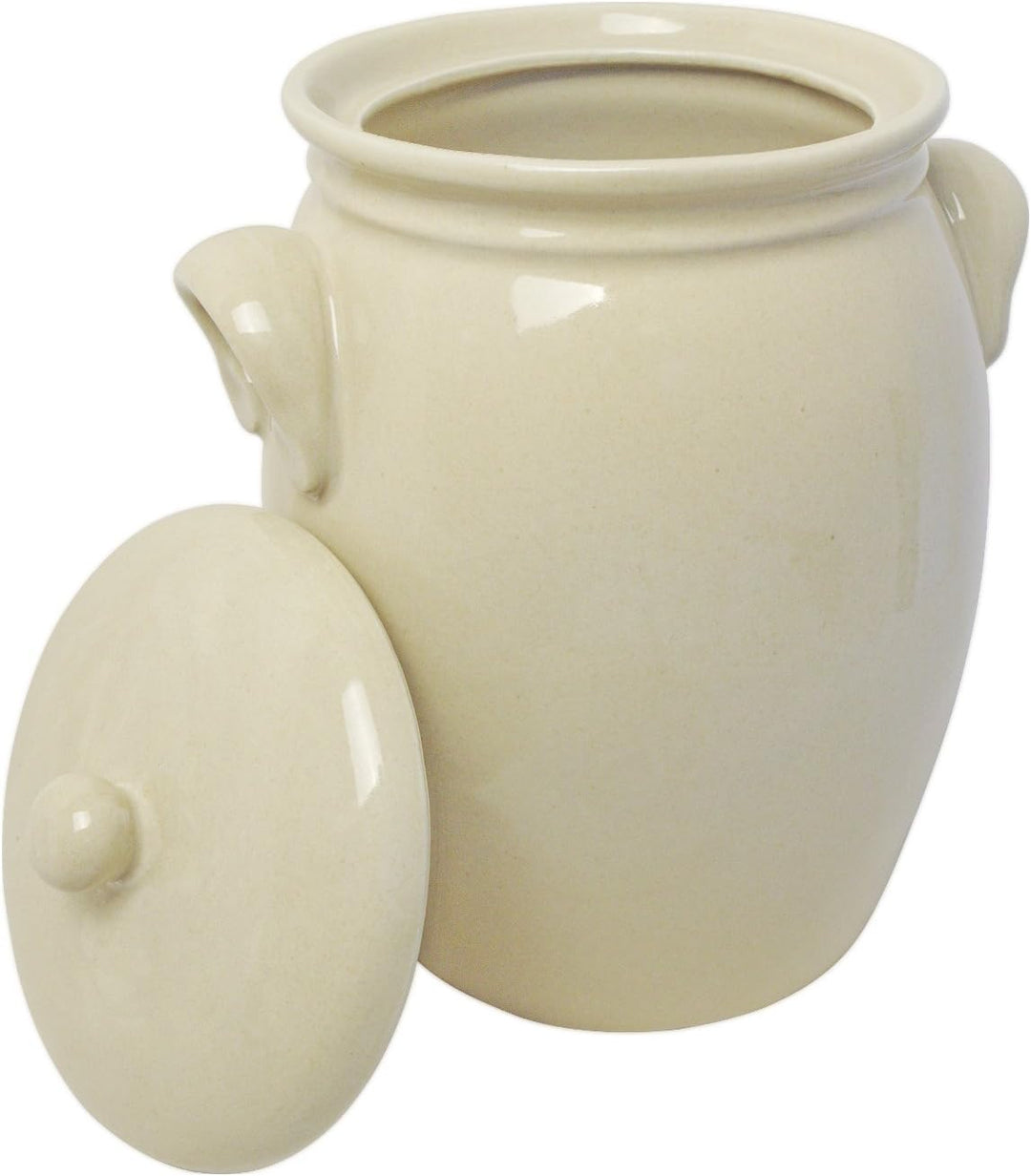 Original K&K Rumtopf 7,0 Liter beige - Form 2 / Mehrzwecktopf/Keramiktopf