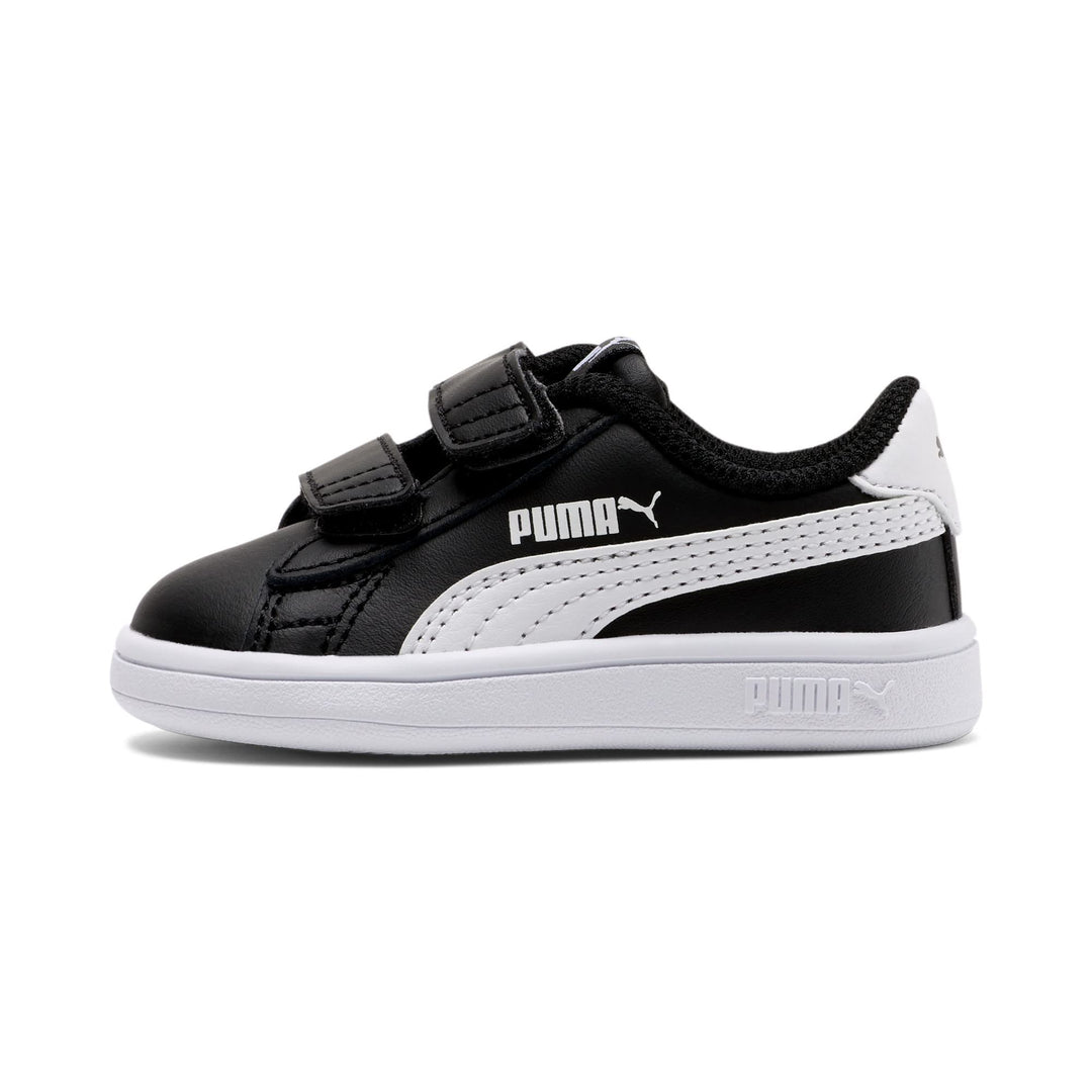 PUMA Unisex Baby Smash V2 L V Inf Sneaker 20 EU Puma Black Puma White, 20 EU Puma Black Puma White