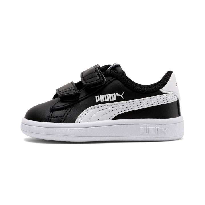 PUMA Unisex Baby Smash V2 L V Inf Sneaker 20 EU Puma Black Puma White, 20 EU Puma Black Puma White