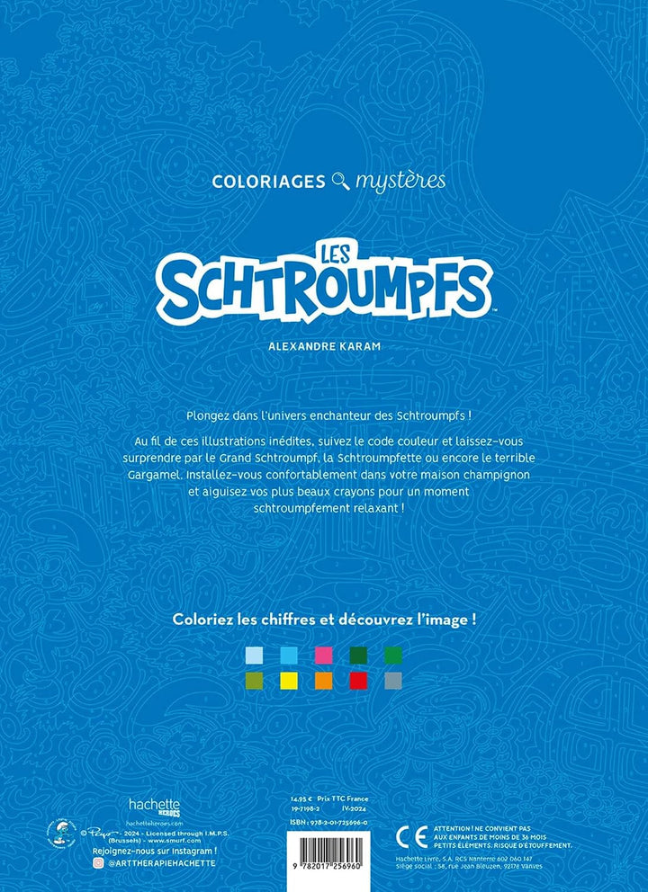 Coloriages mystères - Schtroumpfs, Taschenbuch