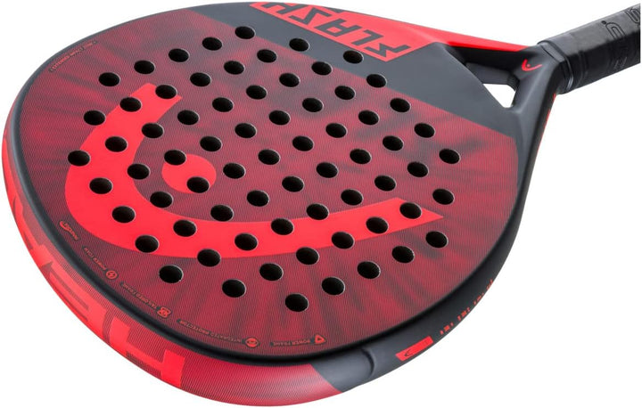HEAD Unisex – Erwachsene Flash 2023 Padelschläger Einheitsgrösse Red/Black, Einheitsgrösse Red/Black