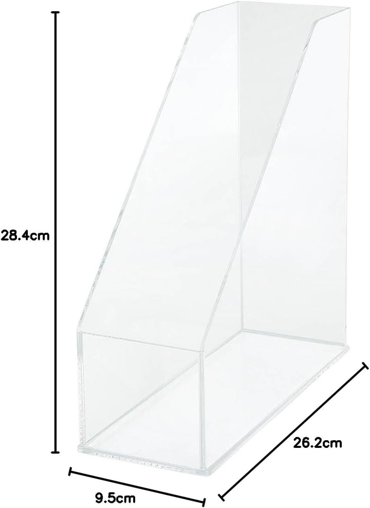 Wedo 601316 Acryl Stehsammler (A4 Cristallic) glasklar, Stehsammler