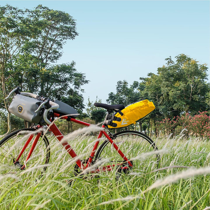 wasserdichte Fahrrad-Satteltasche - 10L Rollverschluss Fahrradsatteltasche Unter Sattel Aufbewahrung