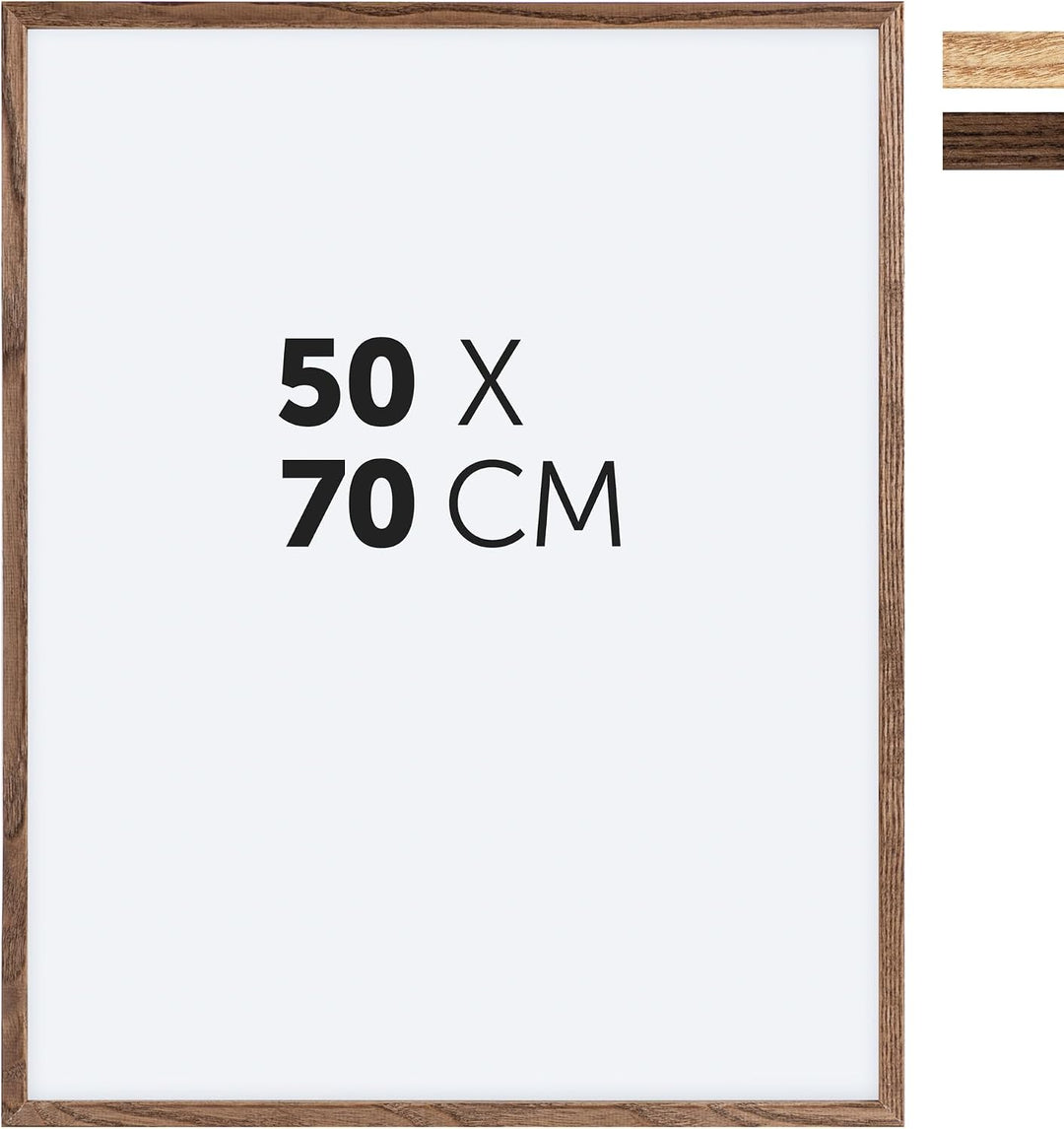 Dörr Eichenholzrahmen Oakwood Slim Dunkelbraun 50x70 50x70 Dark Brown, 50x70 Dark Brown