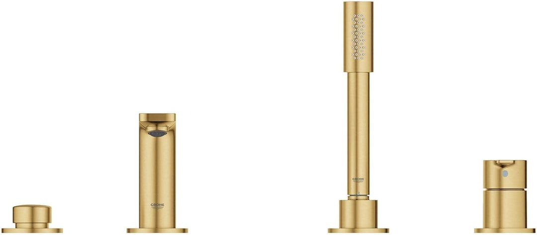 GROHE Lineare - 4-Loch-Einhand-Wannenkombination (Umstellung Wanne/Brause, mit Temperaturbegrenzer,