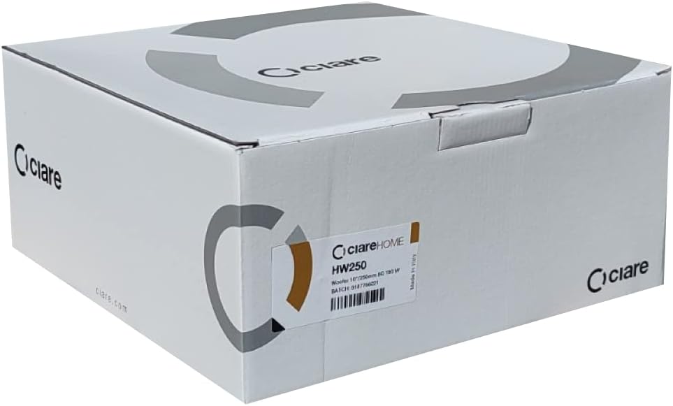 1 CIARE HW250 Tieftöner 25 cm 250 mm 10" Durchmesser 90 Watt RMS und 180 Watt max. Impedanz 8 Ohm fü