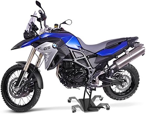 ConStands Mover II 320 kg - Motorrad Rangierhilfe für Vespa S 125 Grau Hauptständer Rangierwagen