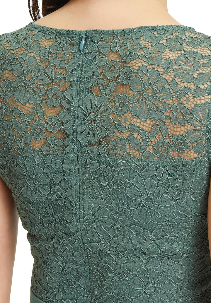 Vera Mont Damen Cocktailkleid mit Spitze 34 Dark Forest, 34 Dark Forest
