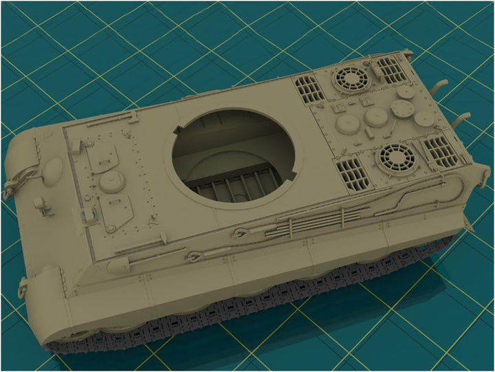 ICM 035363 Modellbau, Hobby, Zusammenbau, detailliert, schwarz