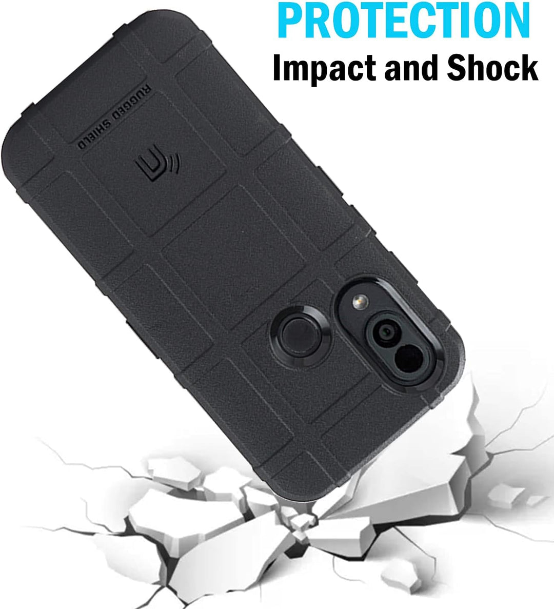 Nakedcellphone Special Ops Tactical Armor Rugged Shield Schutzhülle für CAT S62 PRO Smartphone, Anti