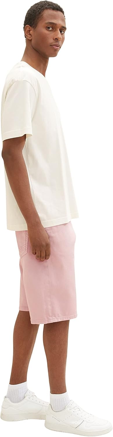 TOM TAILOR Herren Relaxed Fit Bermuda Shorts 34 11055 - Morning Pink, 34 11055 - Morning Pink
